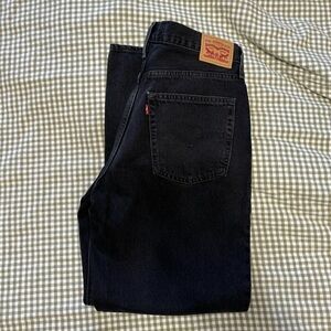Levi's 94' baggy black jeans size 31